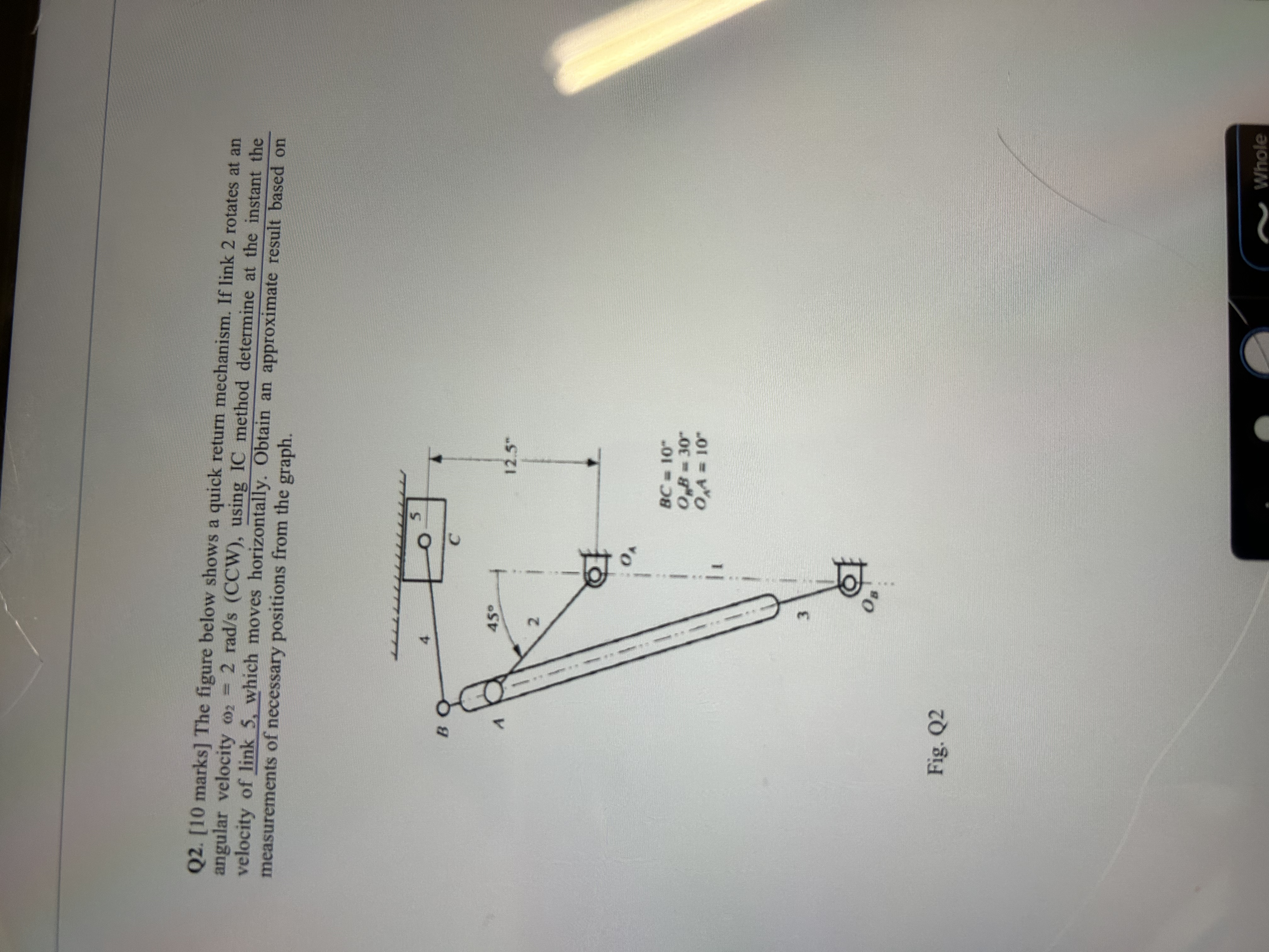 Q 2 . [ 1 0 marks ] The figure below shows a