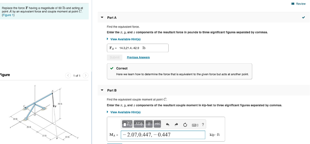 I need the diagram with the redrawn force couple