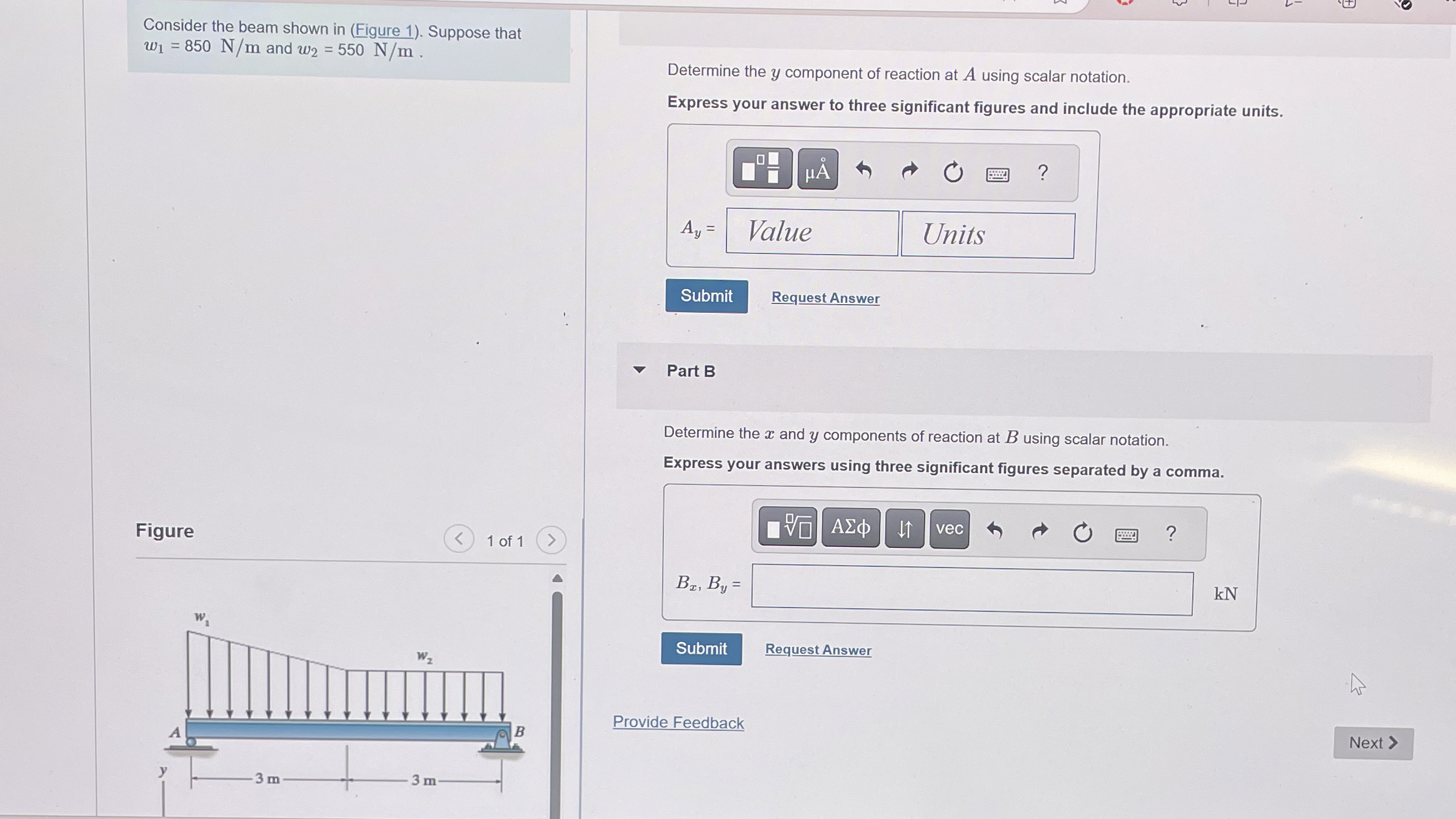 Consider the beam shown in ( Figure 1 ) . Suppose