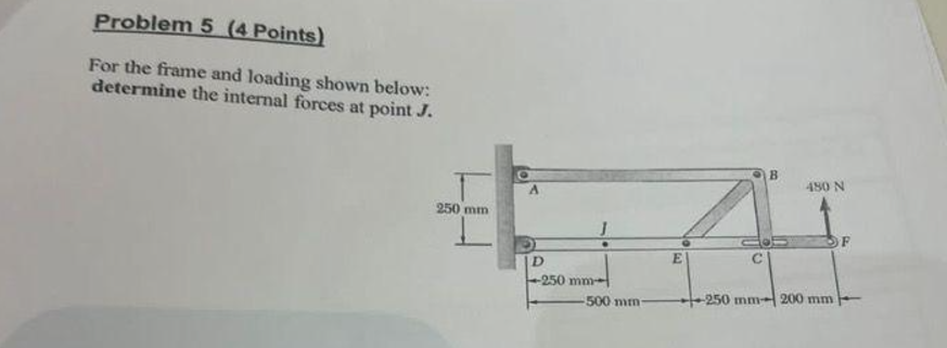 Show me the steps to solve Problem 5 ( 4 Points )
