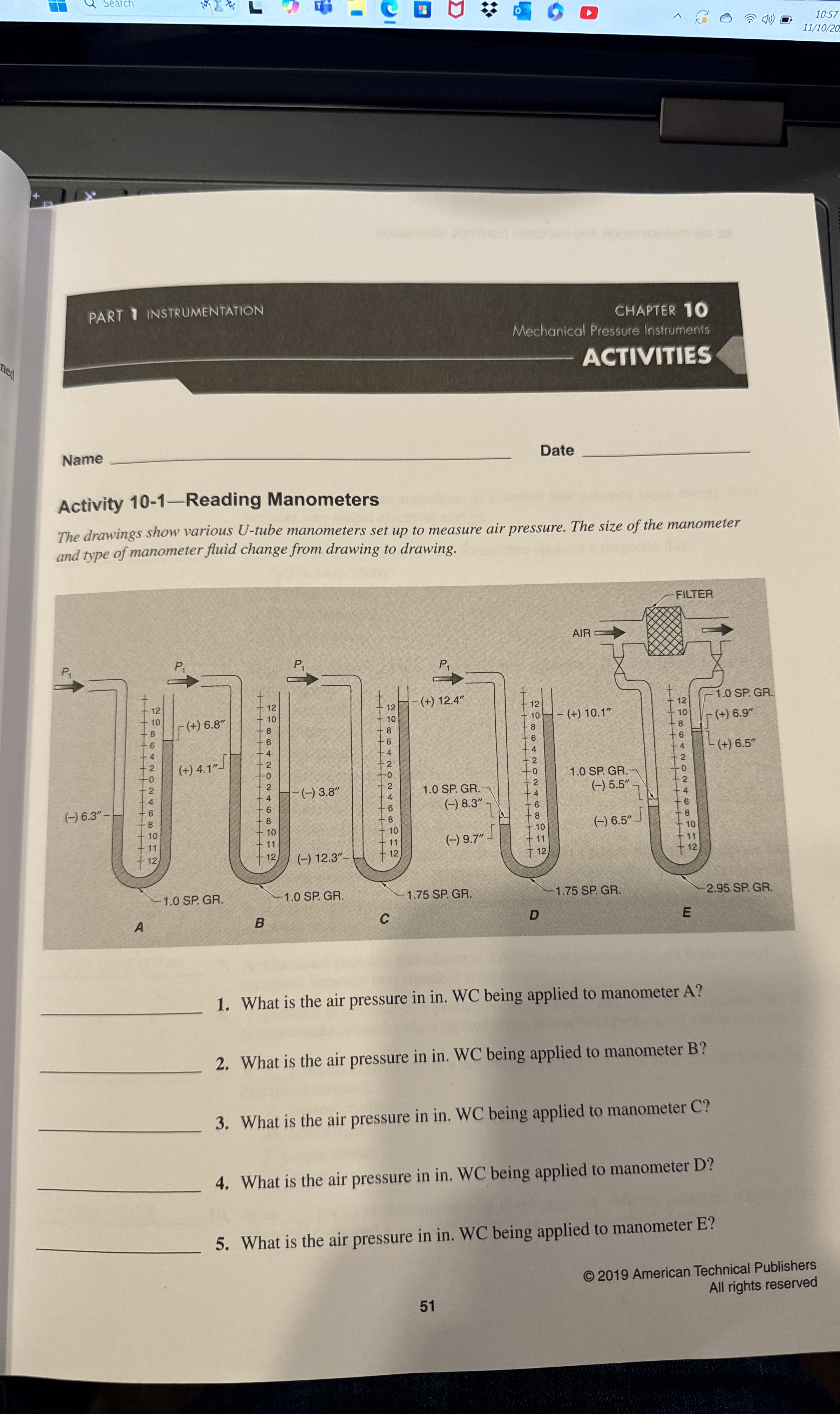 PART 1 INSTRUMENTATION CHAPTER 1 0 Mechanical