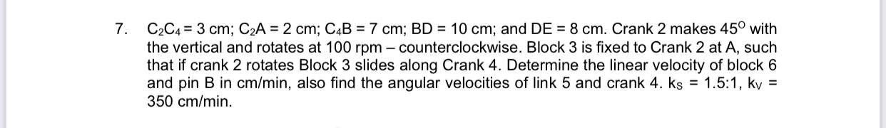C 2 C 4 = 3 c m ; C 2 A = 2 c m ; C 4 B = 7 c m ;