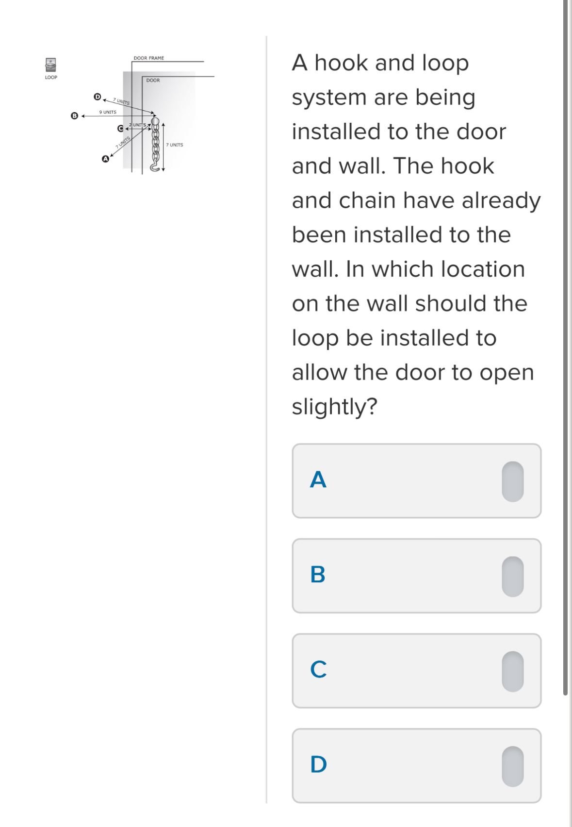 A hook and loop system are being installed to the