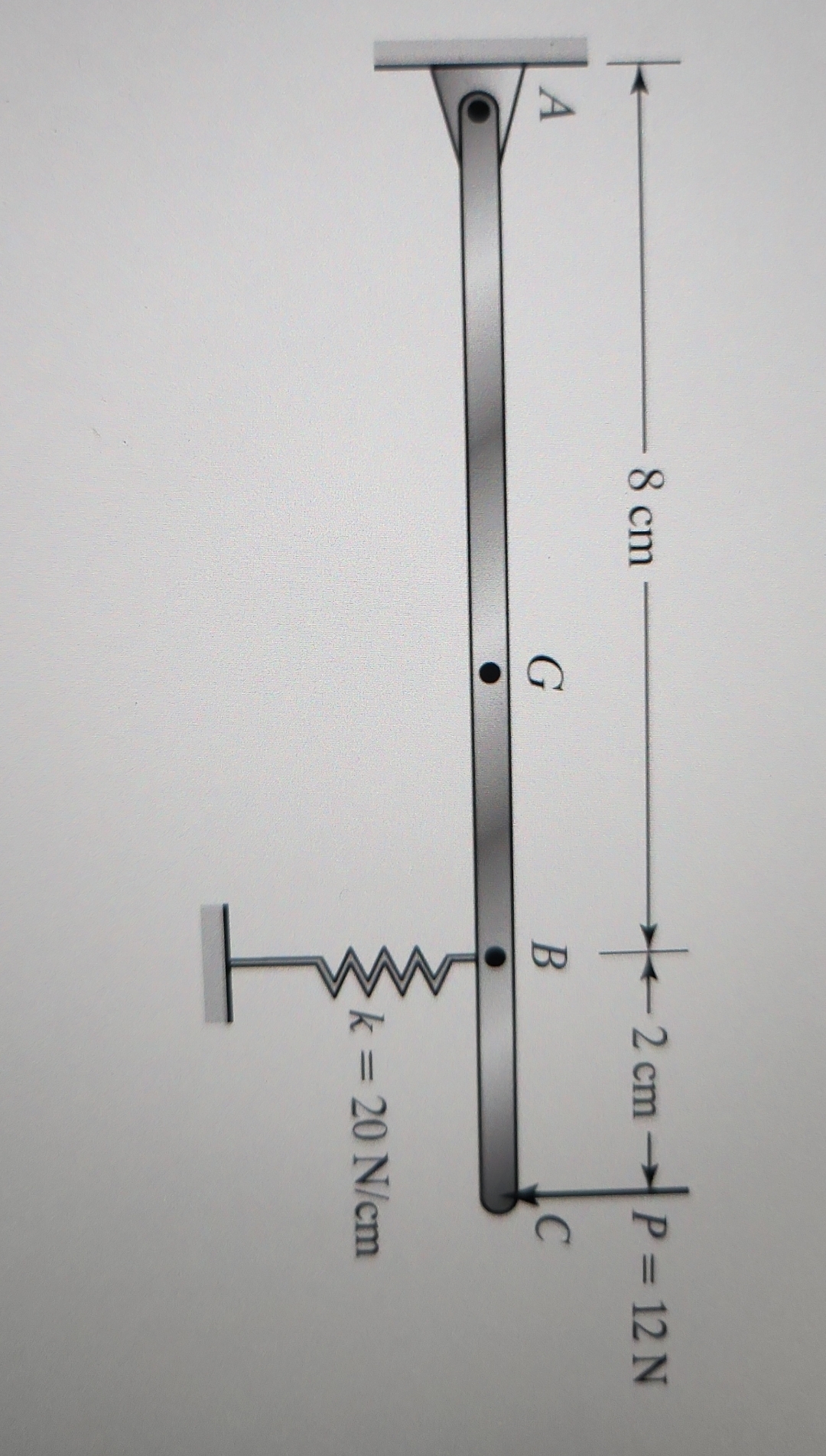 As shown in the figure below, a beam with a