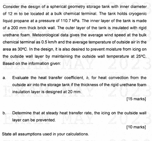 Consider the design of a spherical geometry
