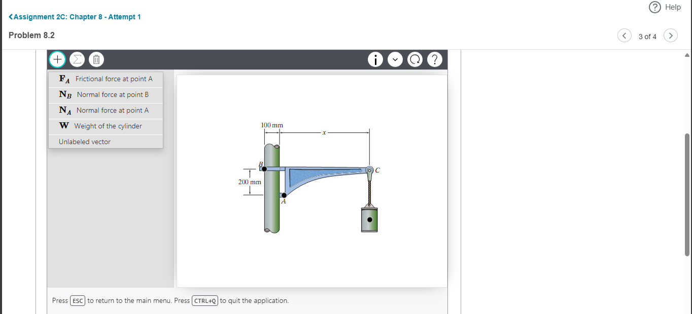 FBD of the above forces