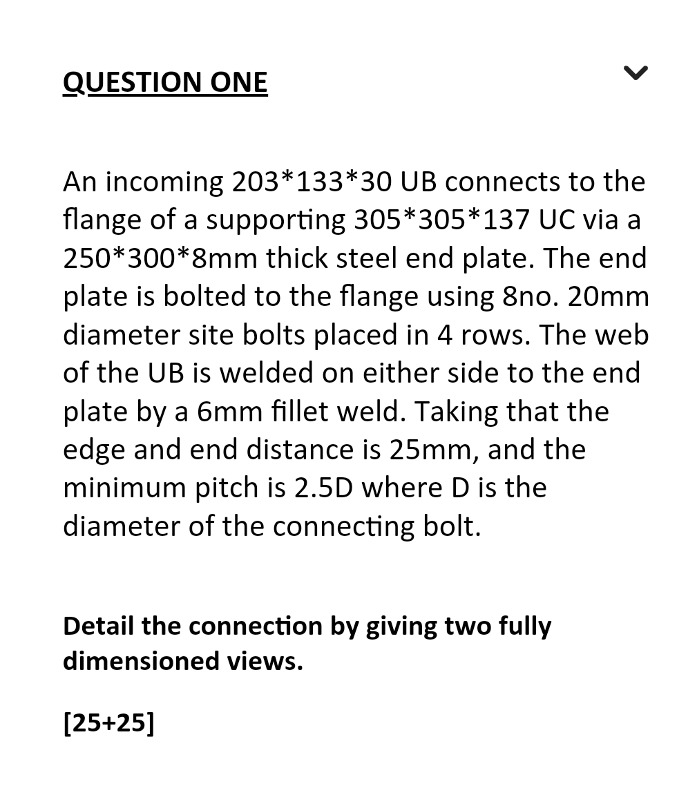 QUESTION ONE An incoming 2 0 3 3 0 UB connects to