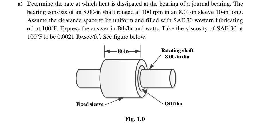 a ) Determine the rate at which heat is