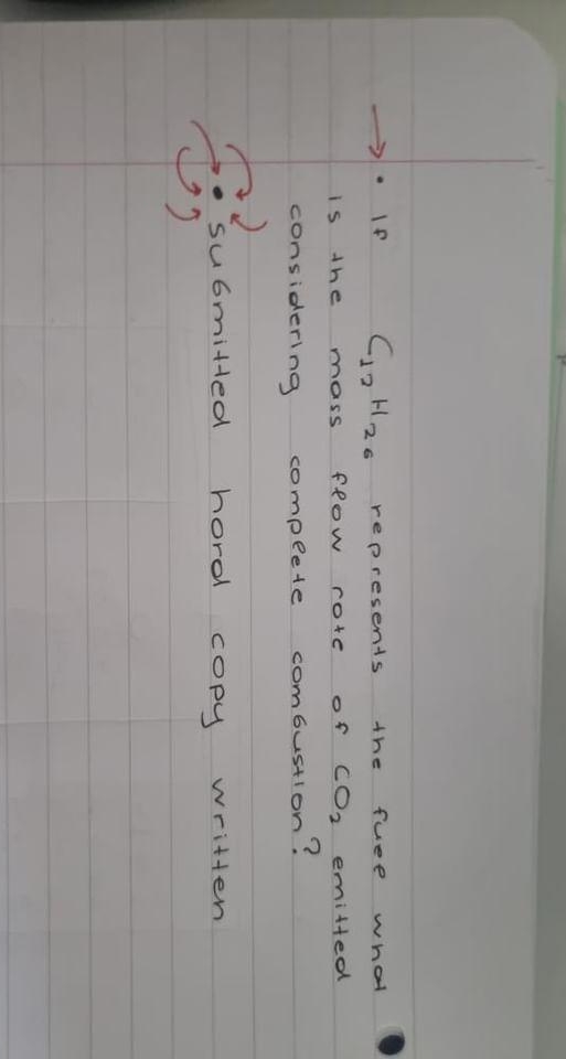 - If C 1 2 H 2 6 represents the fuee what is the