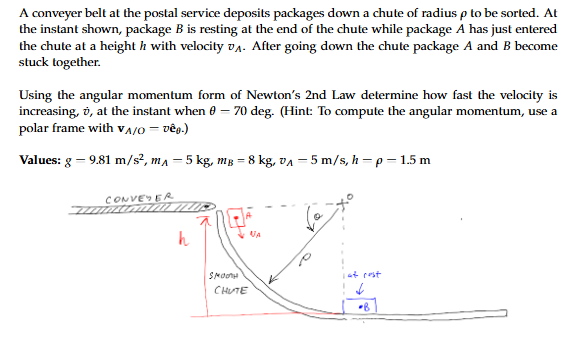 A conveyer belt at the postal service deposits