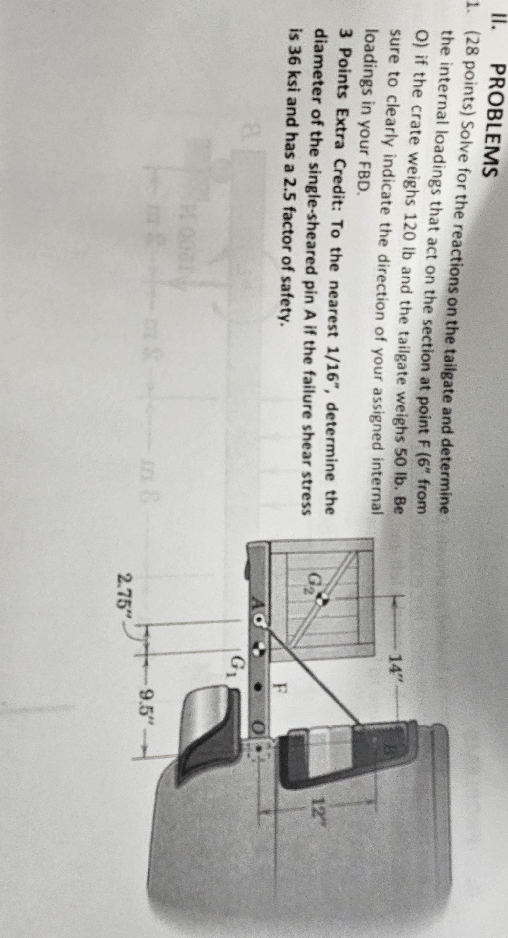 II . PROBLEMS ( 2 8 points ) Solve for the