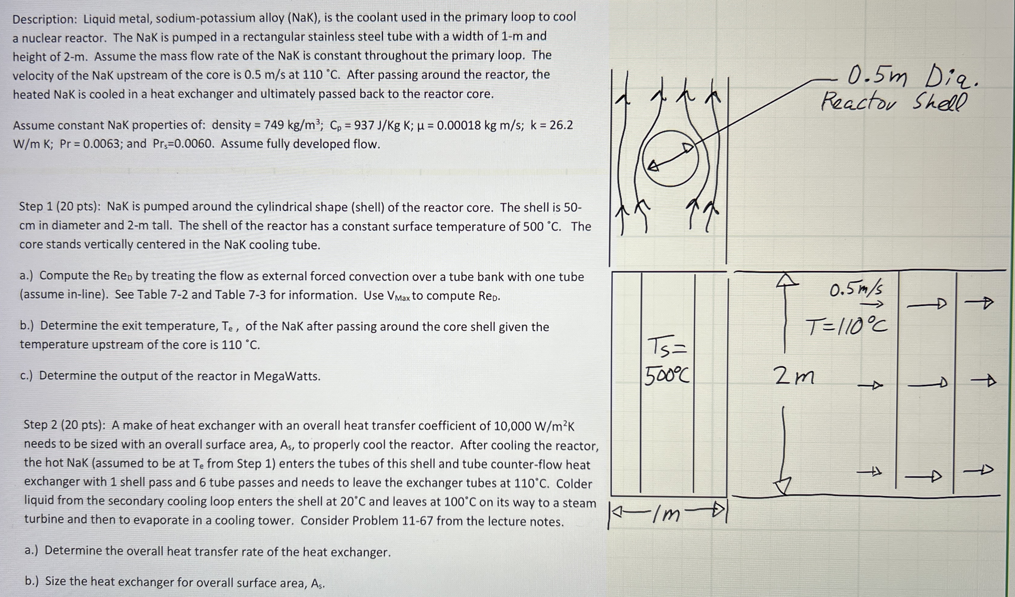 Description: Liquid metal, sodium - potassium