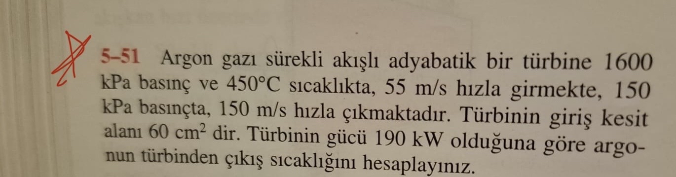 5 - 5 1 Argon gaz s rekli ak l adyabatik bir t