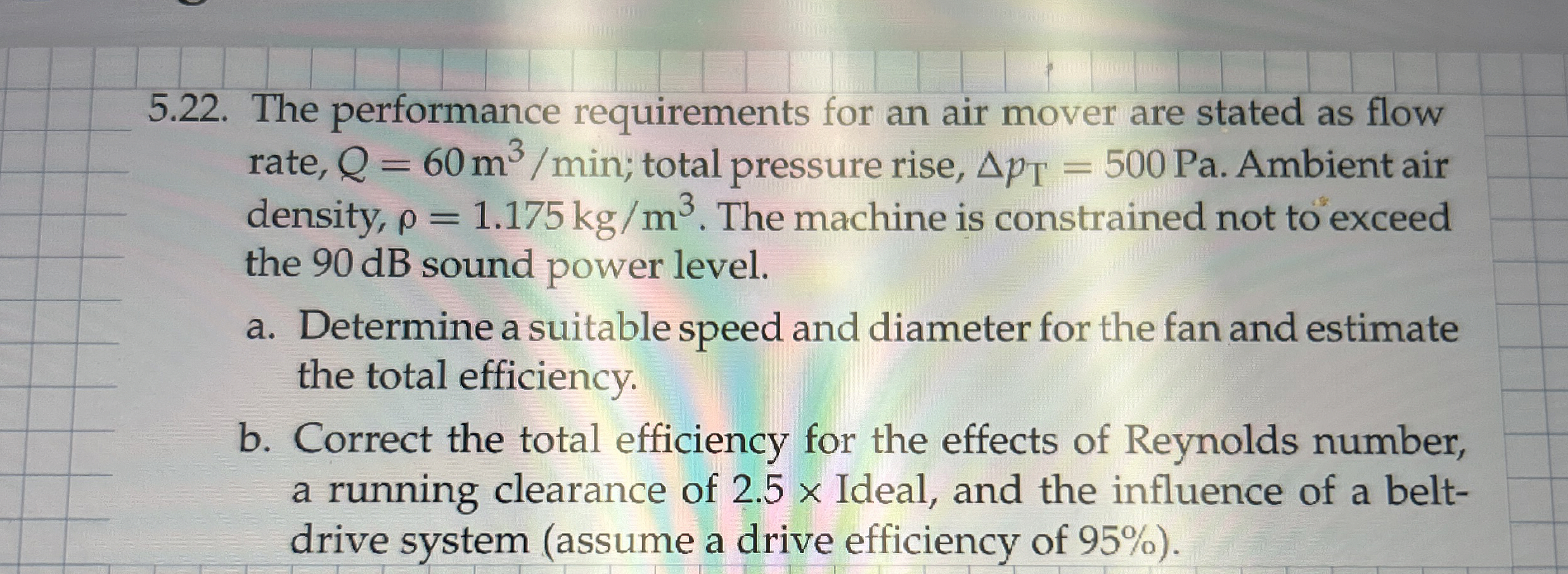 5 . 2 2 . The performance requirements for an air