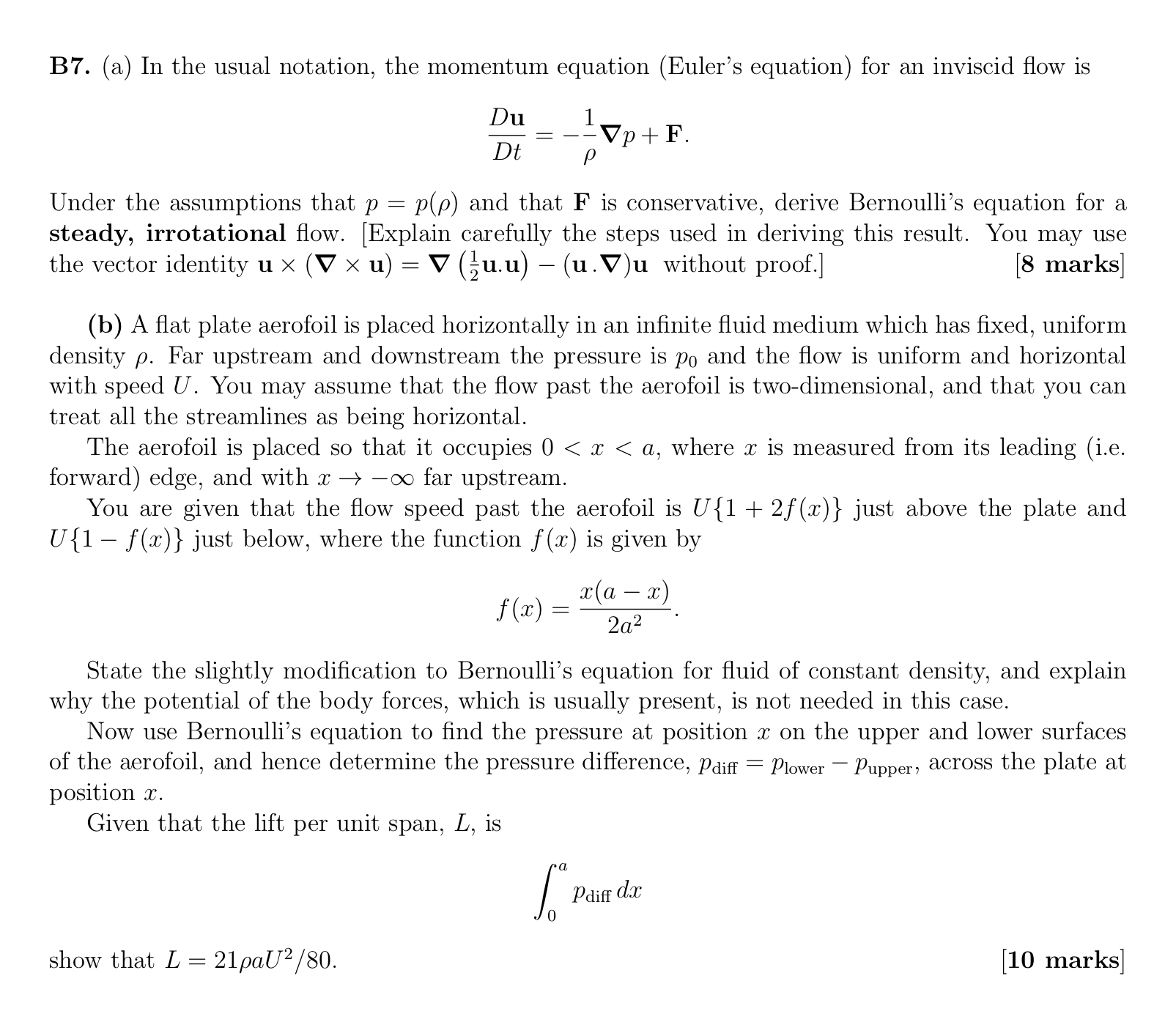 B 7 . ( a ) In the usual notation, the momentum