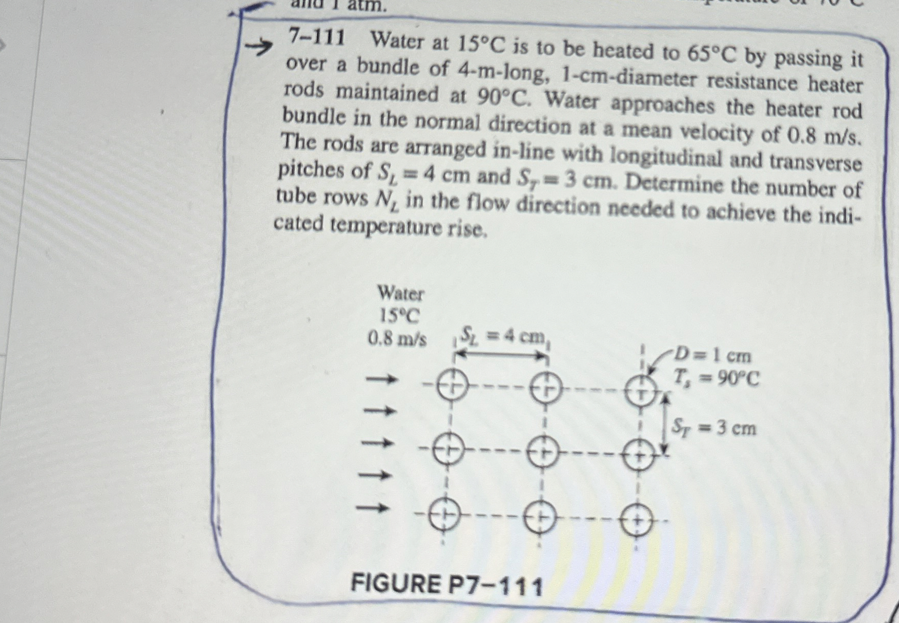 7 - 1 1 1 Water at 1 5 C is to be heated to 6 5 C