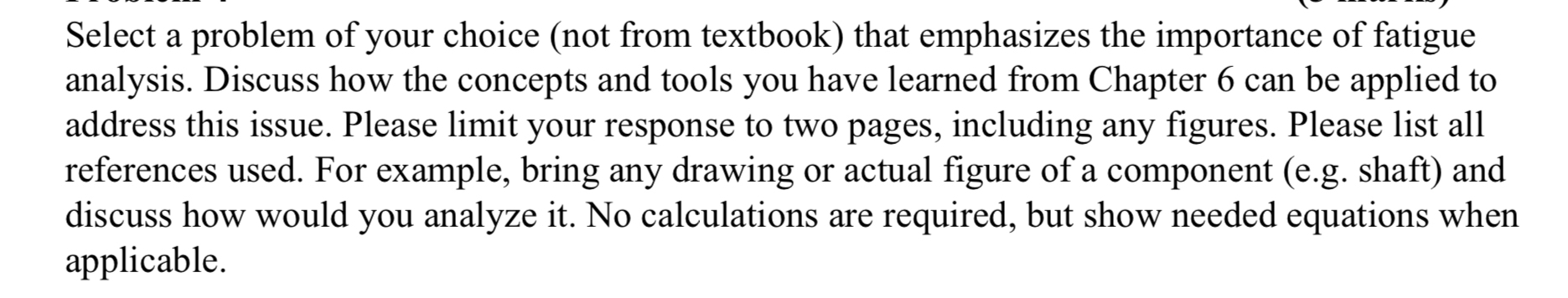 Select a problem of your choice ( not from