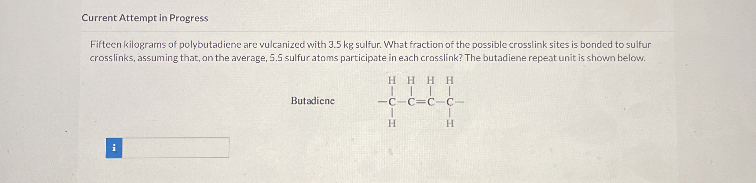 Current Attempt in Progress Fifteen kilograms of