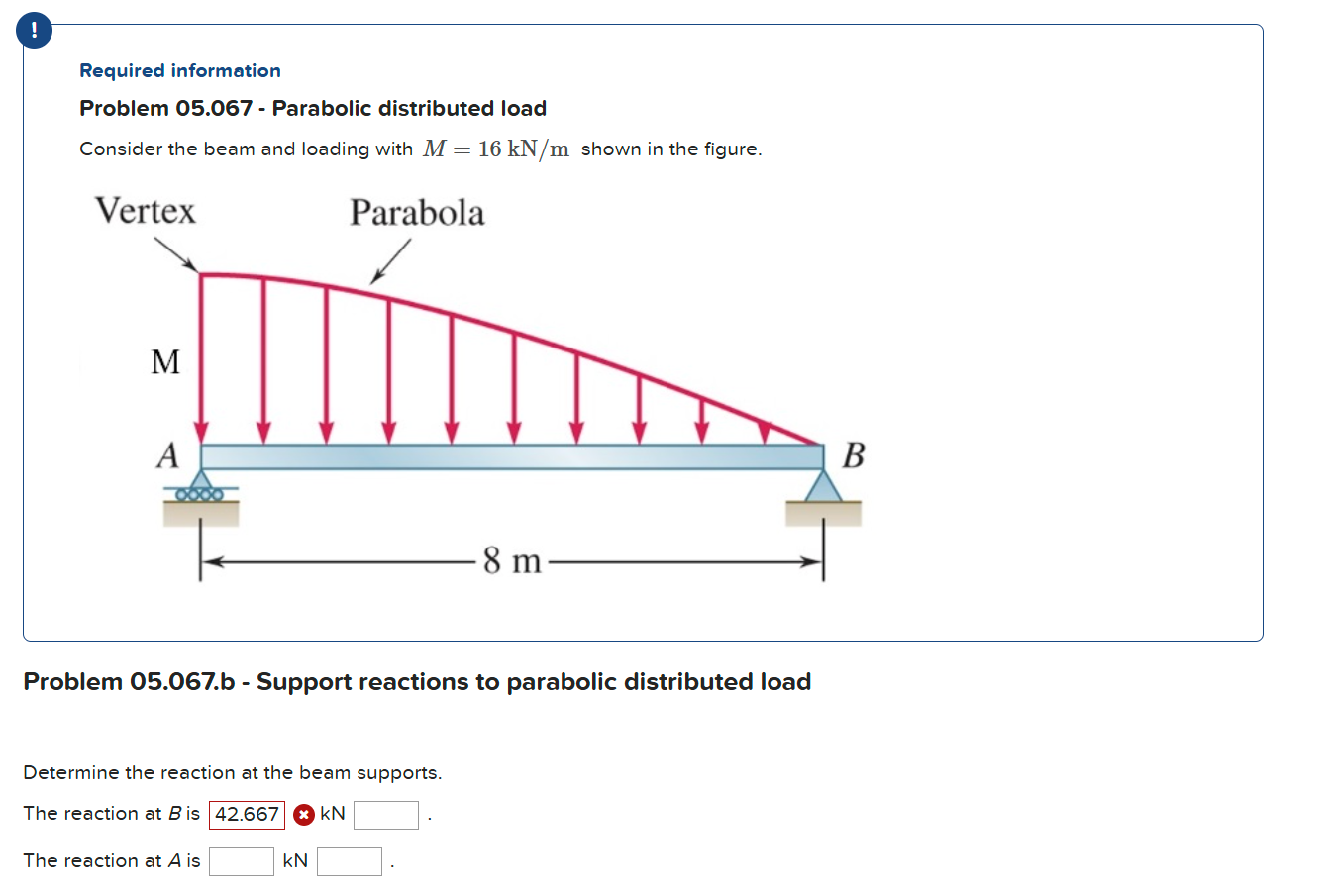 ! Required information Problem 0 5 . 0 6 7 -