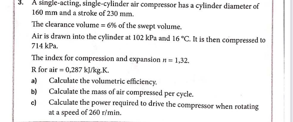 A single - acting, single - cylinder air