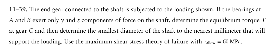 1 1 - 3 9 . The end gear connected to the shaft