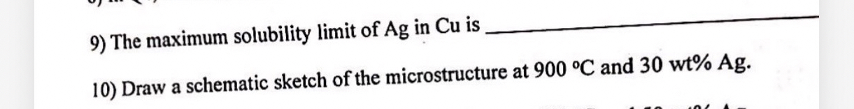 Draw a schematic sketch of the microstructure at