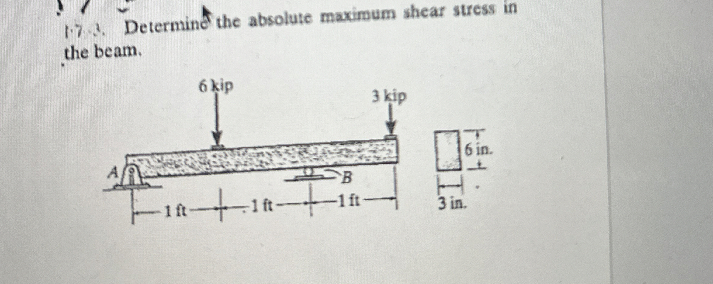 1 . 7 . 3 Determine the absolute maximum shear