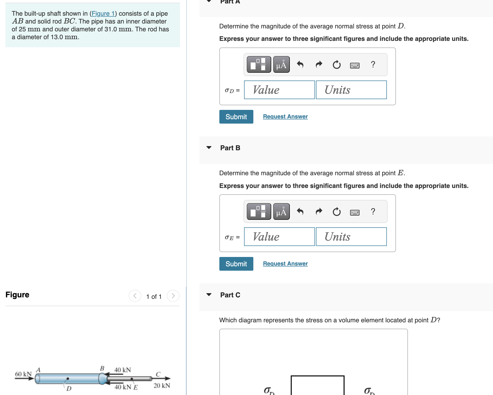 The built - up shaft shown in ( Figure 1 )