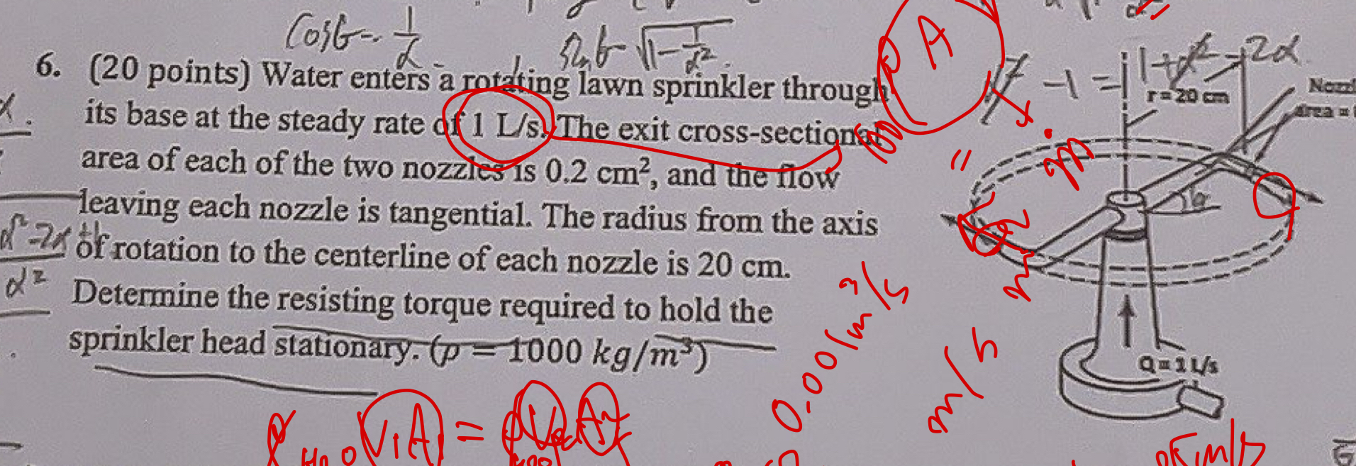 3 / 1 7 6 The particle of mass m is gently nudged