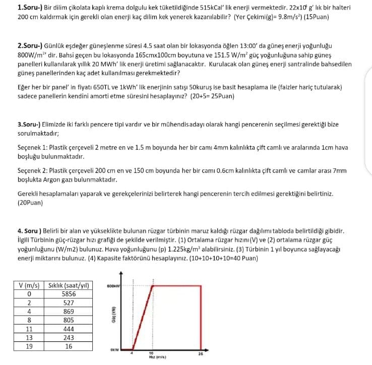 bu sorular acil z do ru olarak 1 . Soru - ) Bir