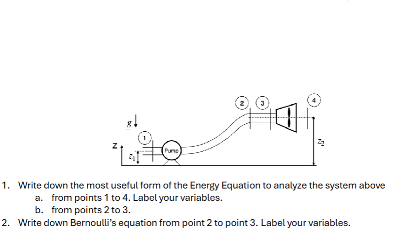 1 . Write down the most useful form of the Energy