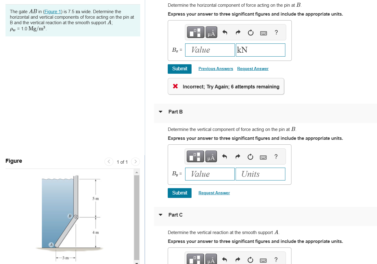The gate \ ( A B \ ) in ( Figure 1 ) is 7 . 5 m
