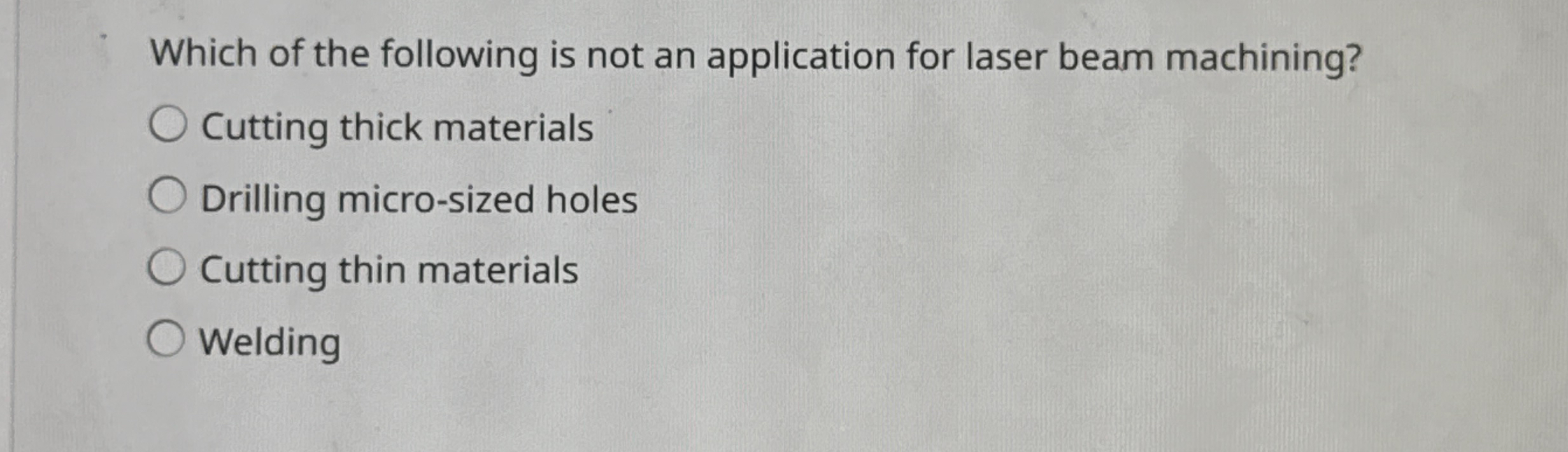 Which of the following is not an application for