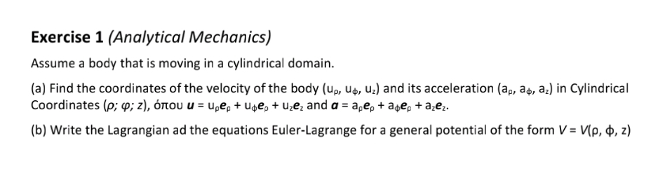 Exercise 1 , see picture