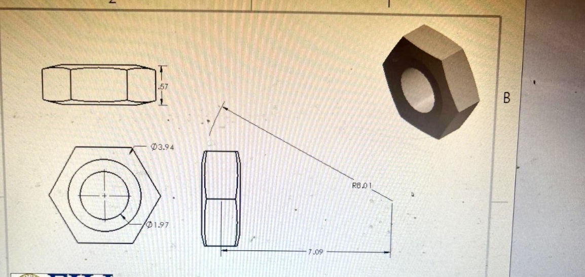 Help me do this on solidworks please. Probide a