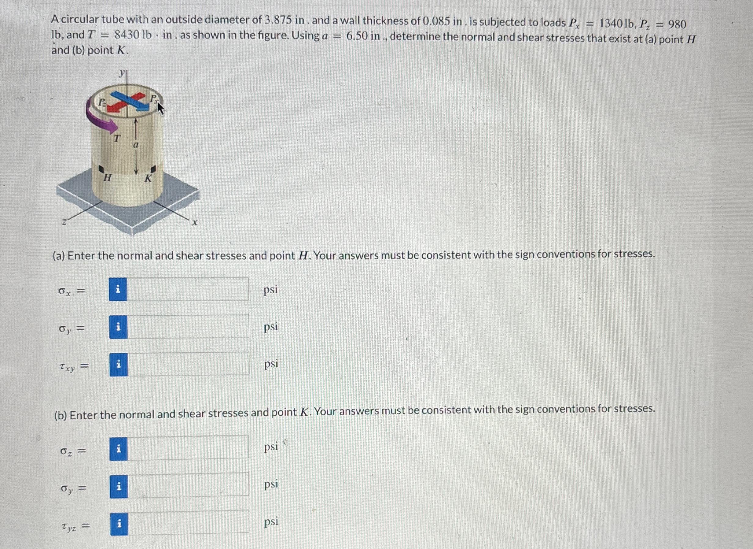 A circular tube with an outside diameter of 3 . 8