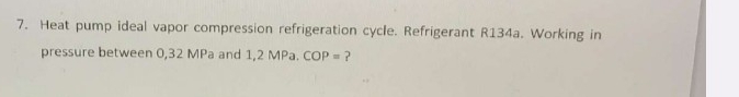 Heat pump ideal vapor compression refrigeration