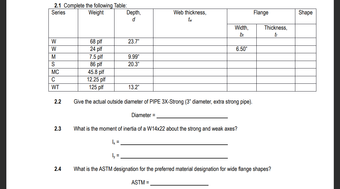 2 . 2 Give the actual outside diameter of PIPE 3