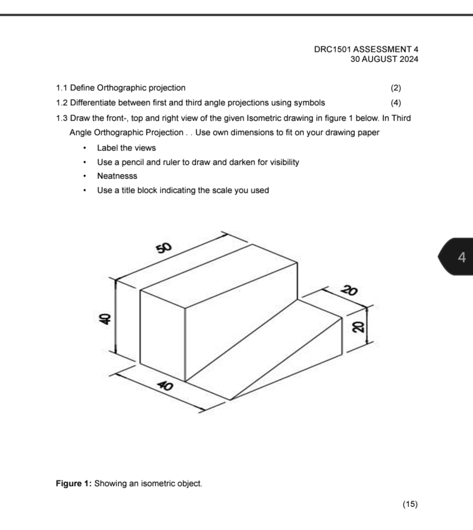 DRC 1 5 0 1 ASSESSMENT 4 3 0 AUGUST 2 0 2 4 1 . 1