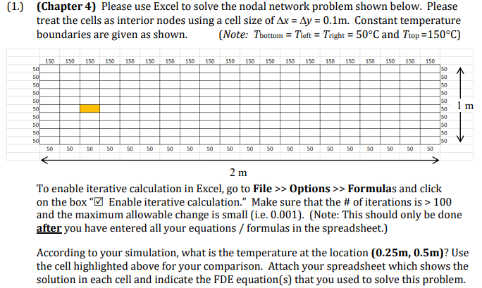 To enable iterative calculation in Excel, go to