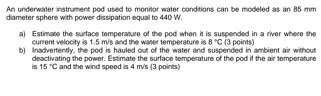 An underwater instrument pod used to monitor