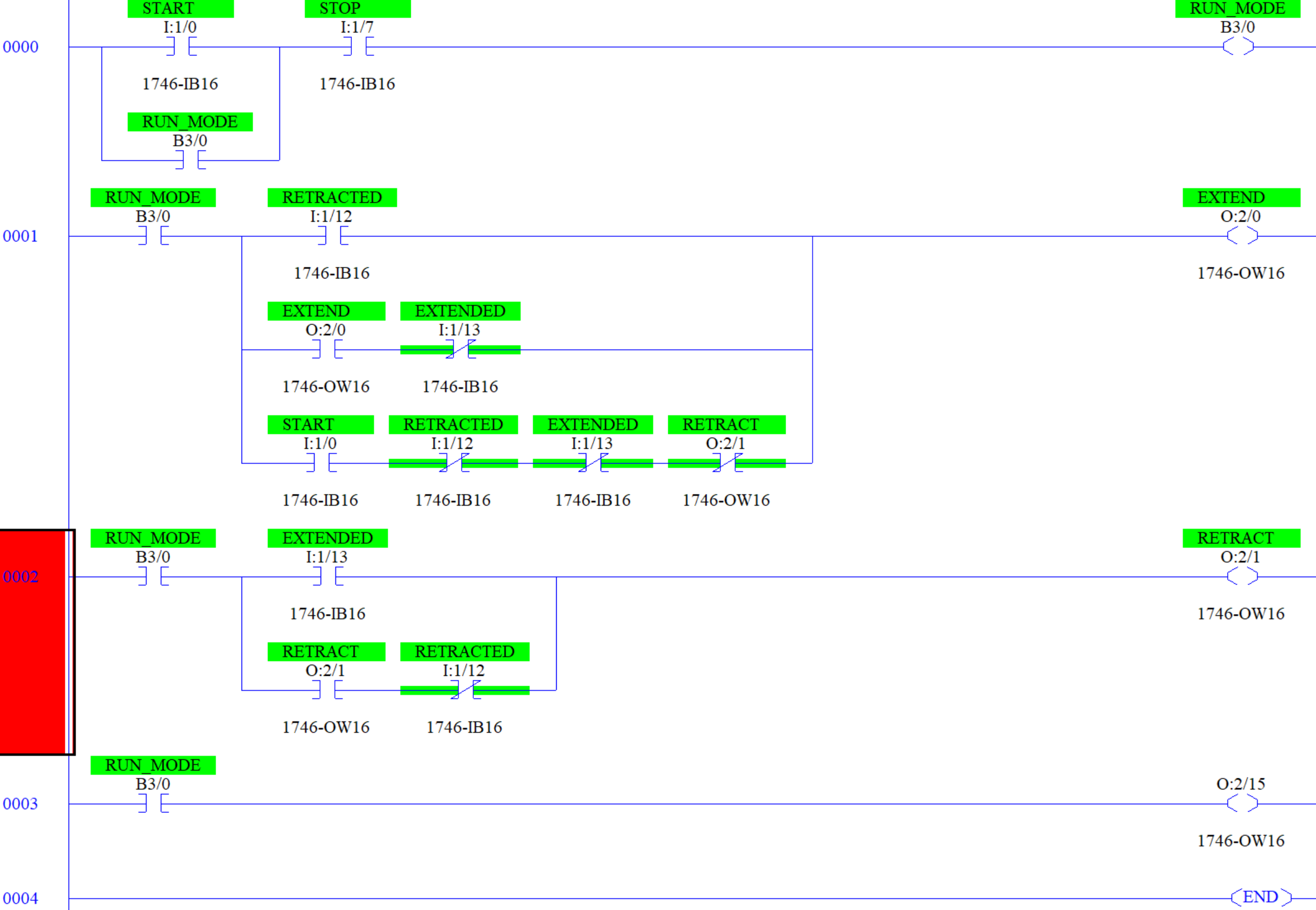 Pneumatic Cylinder Control. rest timer
