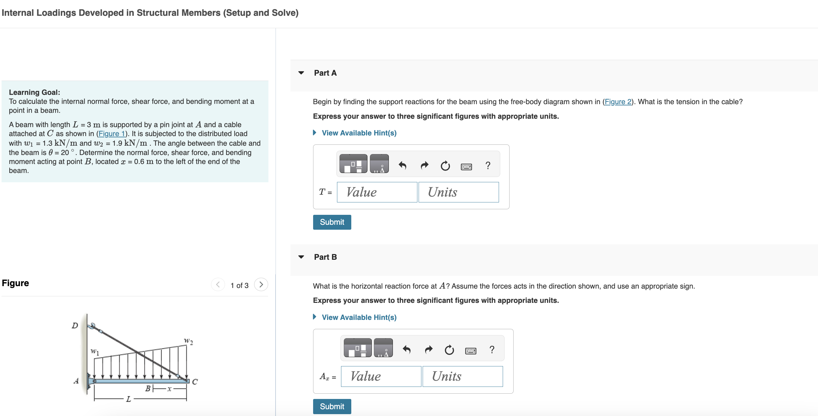 Parts A , B , C , D , E , and F PLEASE Internal