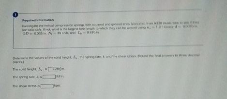 1 Hequired information O D = 0 . 0 3 5 in N 1 = 3
