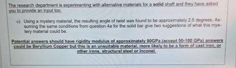 The research department is experimenting with