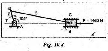 Matrix Method Find the constraint forces and