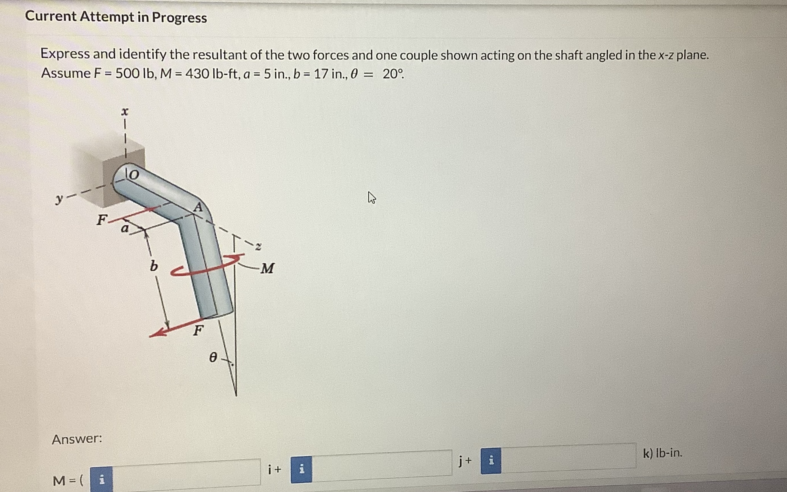 Current Attempt in Progress Express and identify