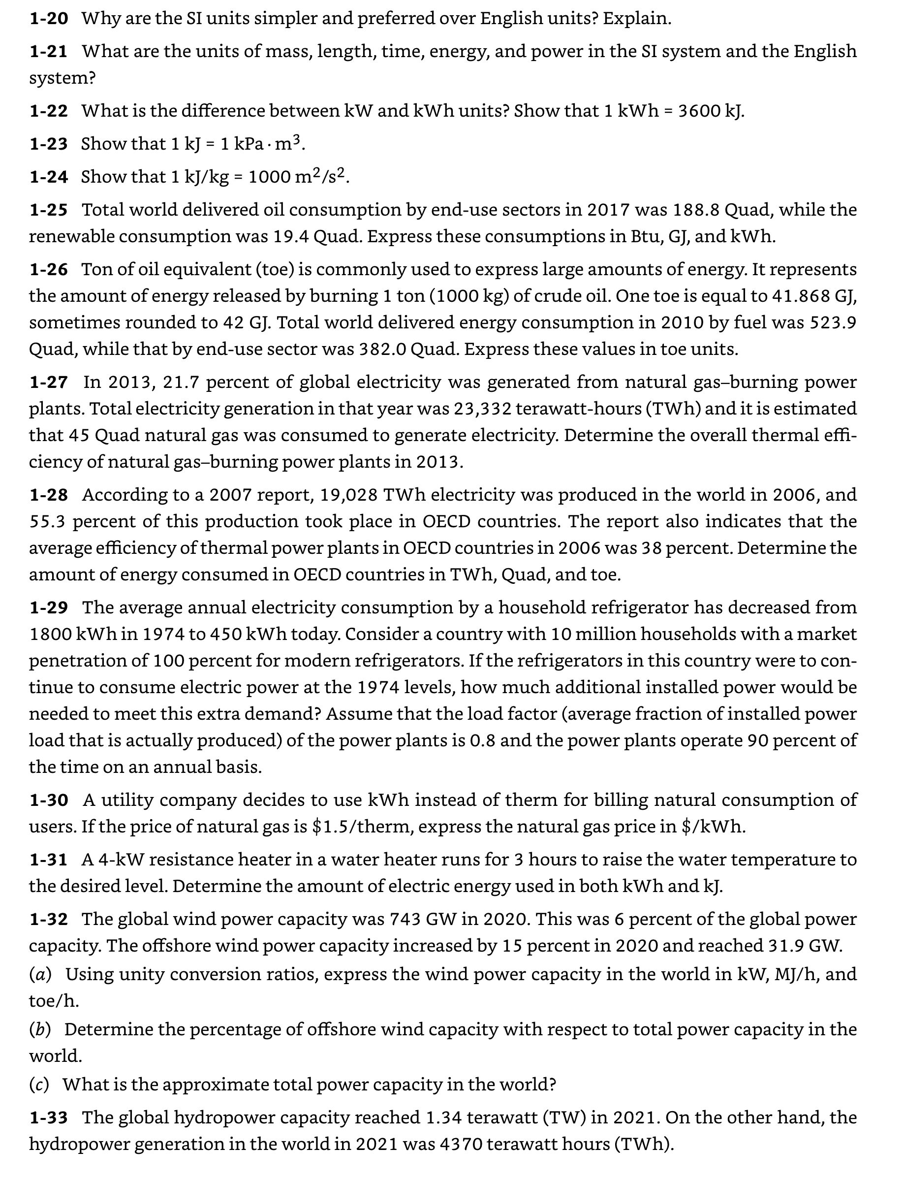 1 - 2 0 Why are the SI units simpler and
