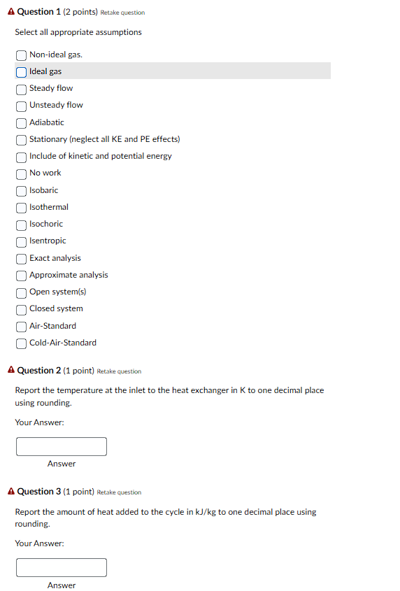 Consider a simple and ideal Brayton cycle