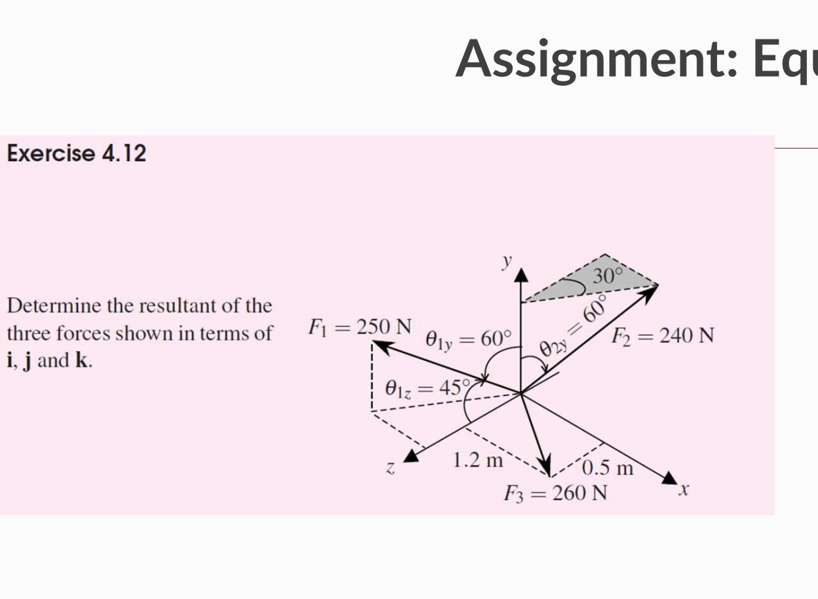 Assignment: Eq Exercise 4 . 1 2 Determine the